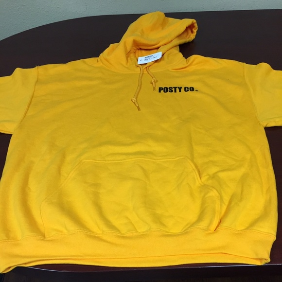 posty co yellow hoodie